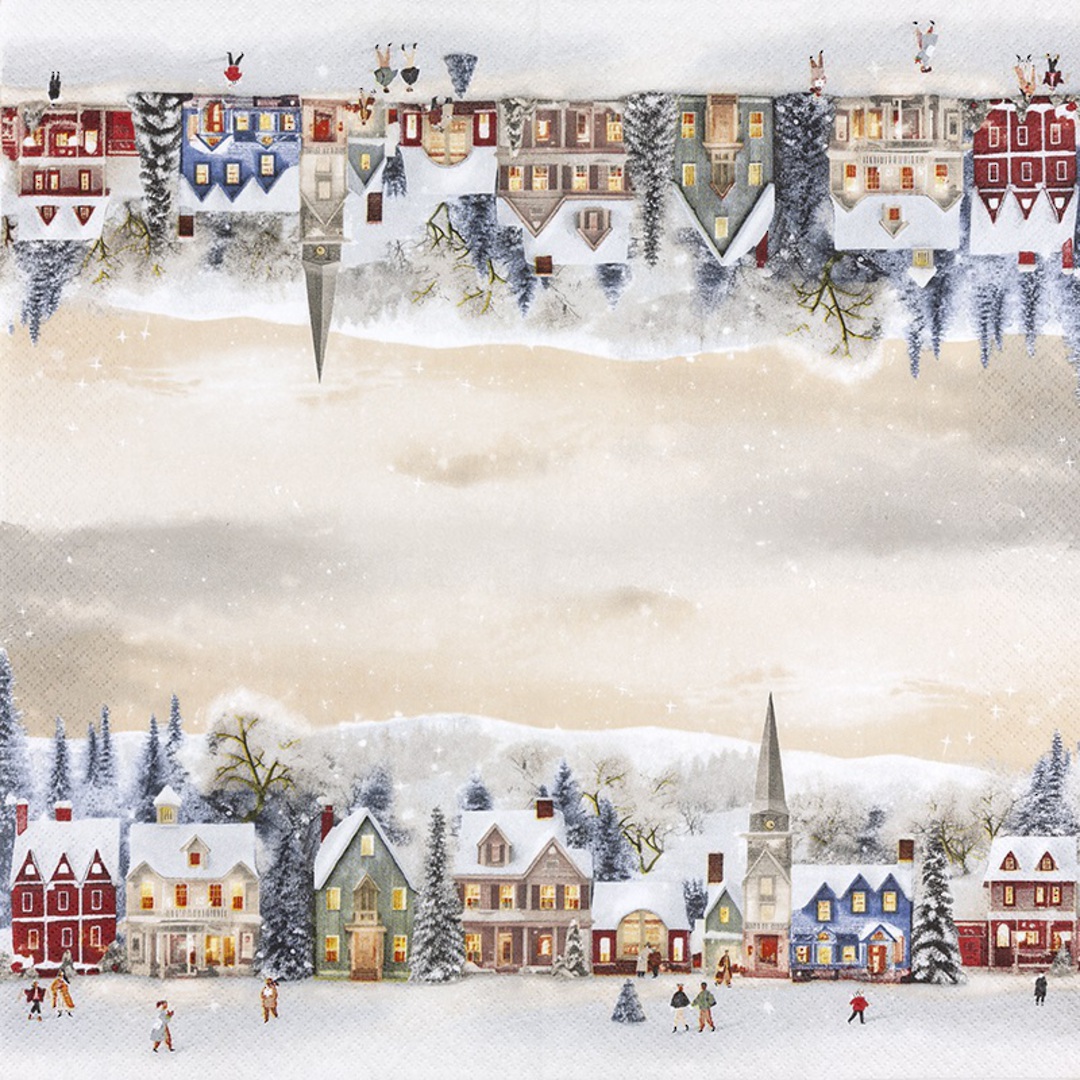 Paper Napkins 33cm, Winter Wonderland *ETA Nov image 1